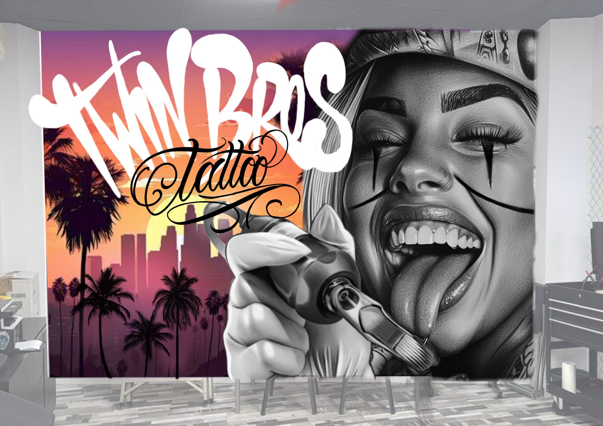 Arte urbano de Twin Bros Tattoo